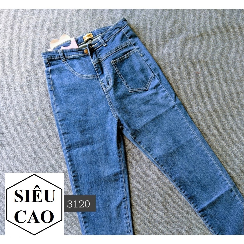 Quần jean nữ LƯNG SIÊU CAO - hình thật và có size đại TTG-120-11 | BigBuy360 - bigbuy360.vn