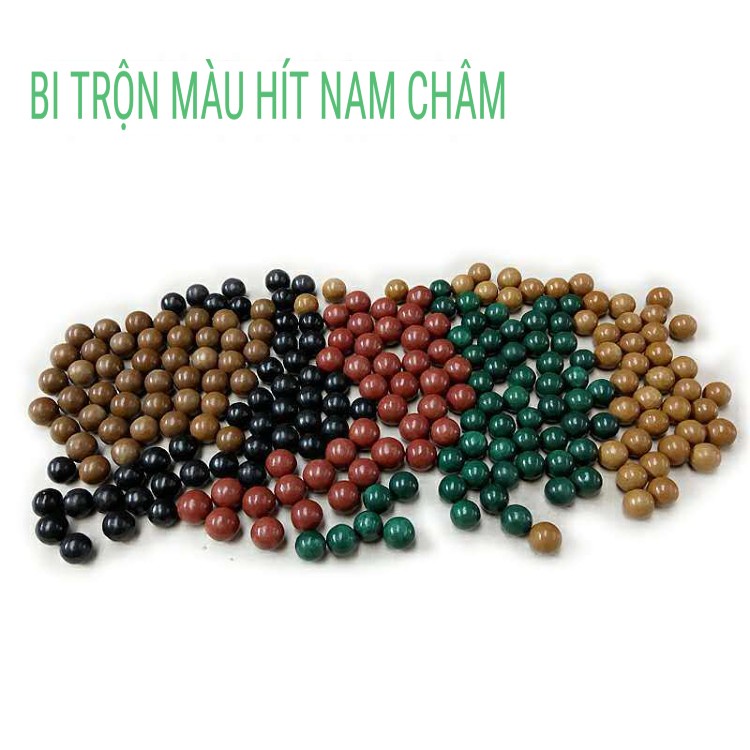 Bi đất sét cho ná cao su màu ngẫu nhiên đường kính 8-9mm