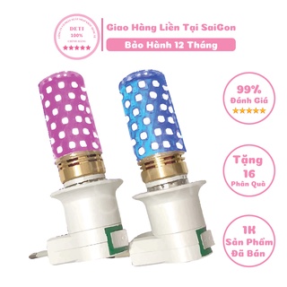 Đèn tiktok 3 màu tím led neon trang trí phòng ngủ quay tiktok tặng kèm chuôi bảo hành 30 ngày