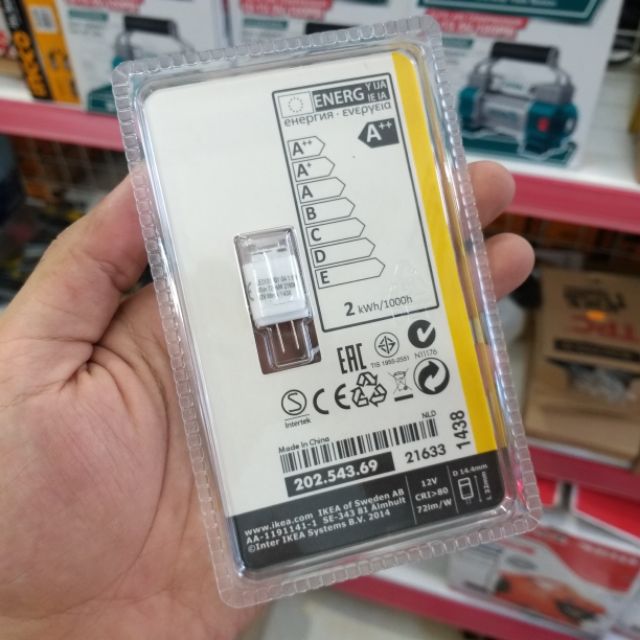 Đèn led mini trắng ấm 12v siêu rẻ