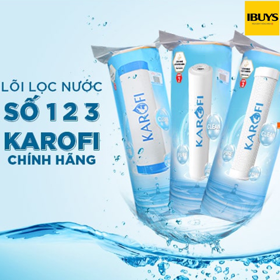 LÕI LỌC NƯỚC KAROFI SỐ 123