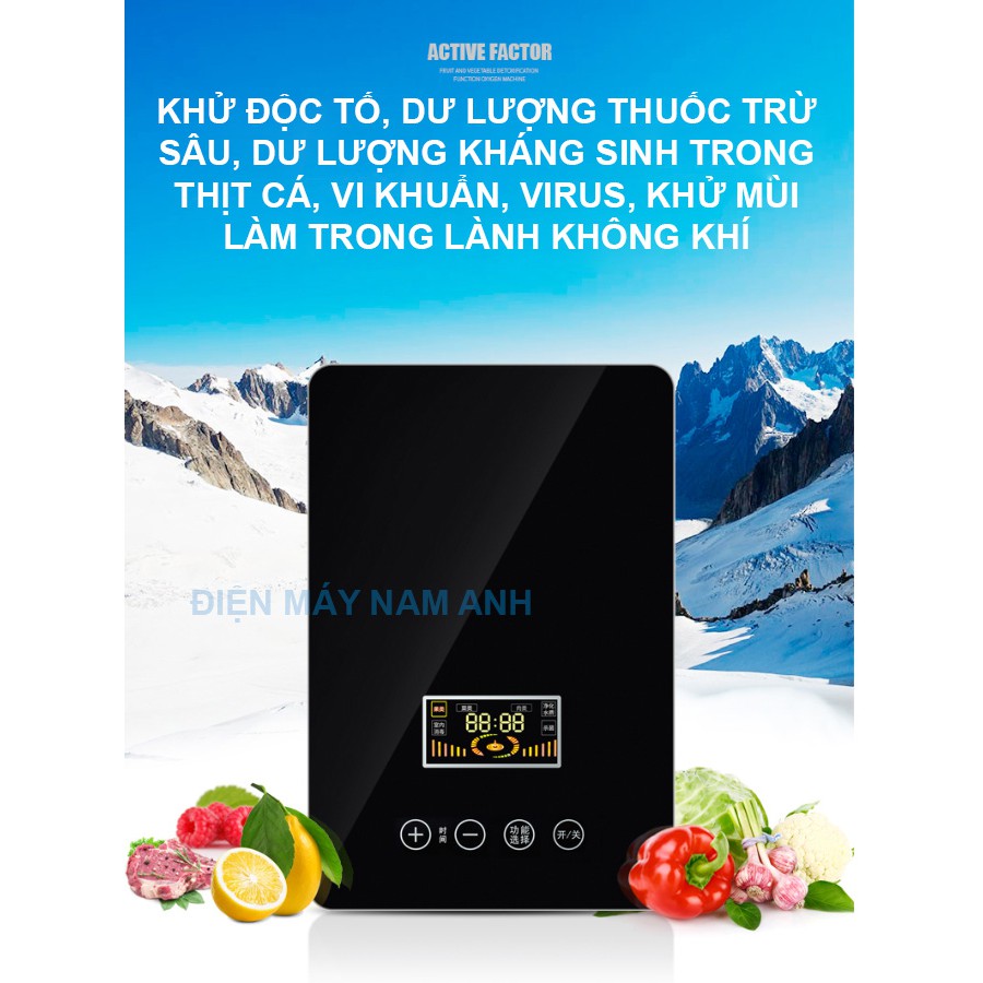 Máy ozone khử độc thực phẩm, làm sạch khử trùng nước, tiệt trùng vật dụng, khử mùi hôi, thanh trùng không khí (video)