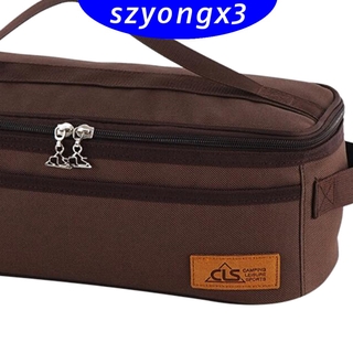 [HeatWave]  Camping Tableware Cutlery Storage Case Chopstick Spoon Fork Bag