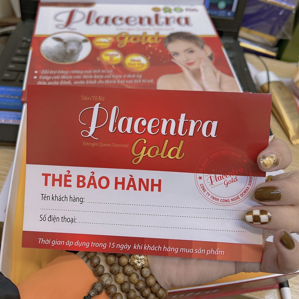 Viên Uống Nhau Thai Cừu Placentra Gold Sét 2 lọ x 30 viên