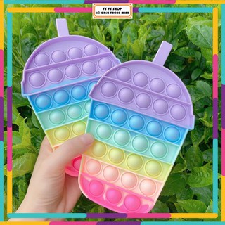 😀 Đồ chơi Pop it cái cốc, Cốc trà sữa nhấn bong bóng - Giúp trẻ TỰ KỶ cân bằng cảm xúc, giảm căng thẳng