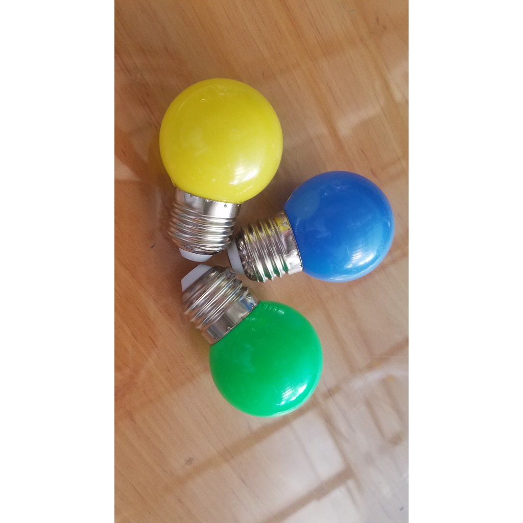 Bóng đèn led chanh 1w nhiều màu trang trí