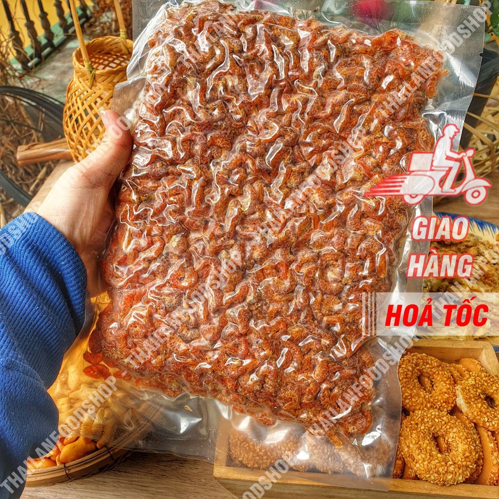 Tôm Sấy Khô (Tôm Khô) Lon 300Gram &amp; Túi 500Gram (Hút Chân Không)