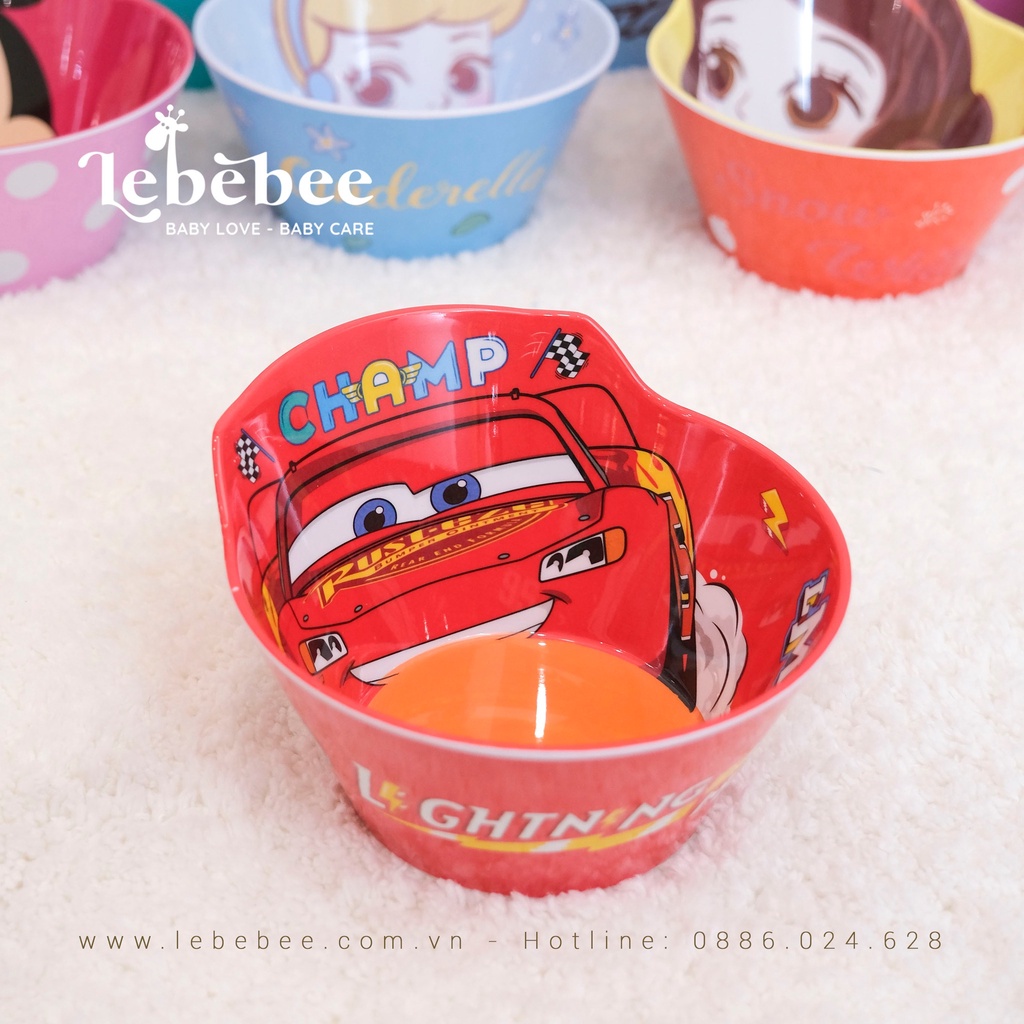 Chén/ Bát ăn nhựa Melamine họa tiết 3D nổi đáng yêu cho bé – Lebebee