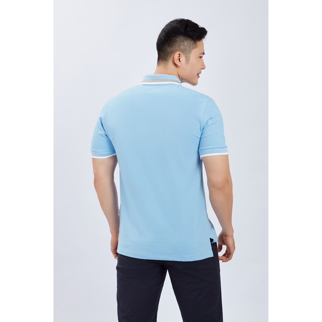 Áo Thun nam - Slim Fit trơn xanh ngọc