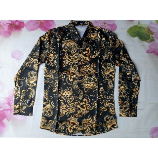 Áo sơ mi lụa nam in hoa văn đẳng cấp