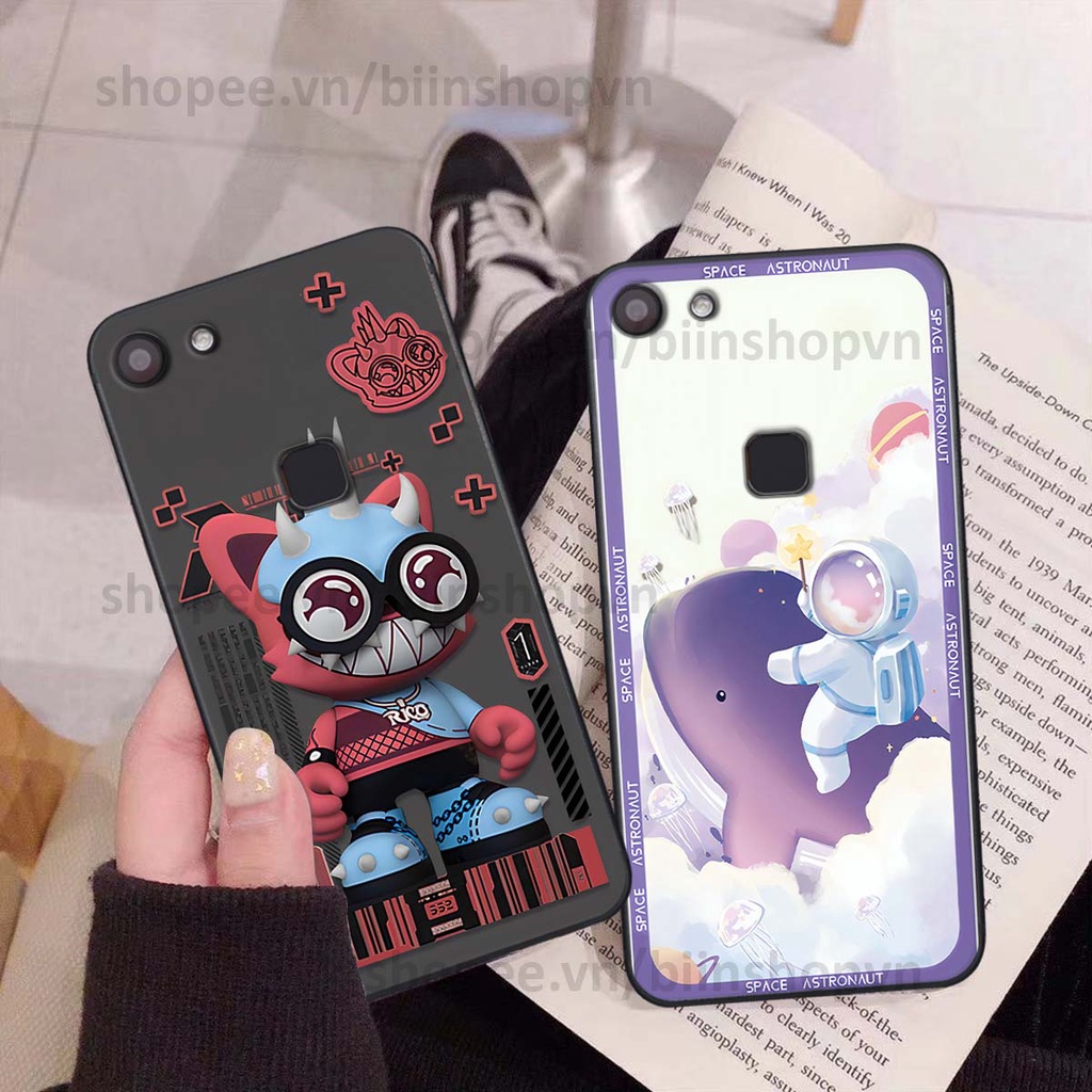 Ốp Vivo V7 / V7 Plus / V7+ phi hành gia vũ trụ space.x siêu đẹp, thời trang