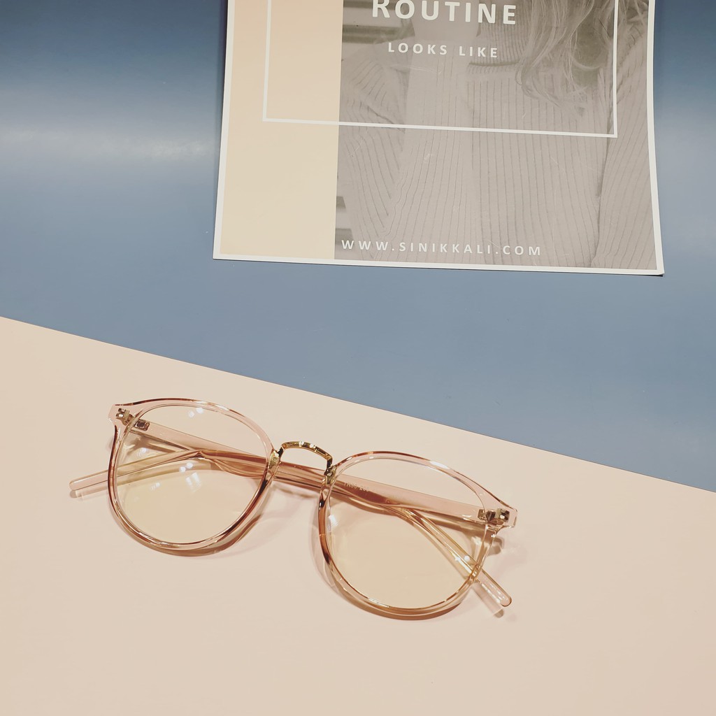 Gọng Kính Cận Mắt Tròn GD209 - Gọng Kính Cận Nhựa Dẻo