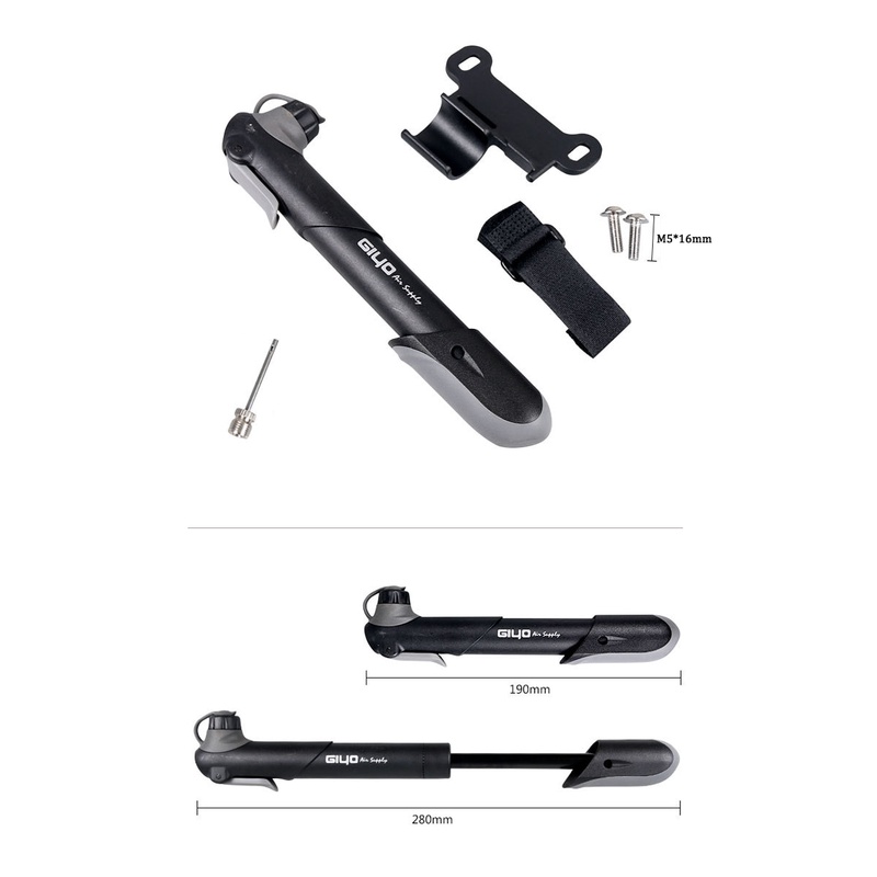 Bơm xe đạp mini Giyo 120 psi GP-04s