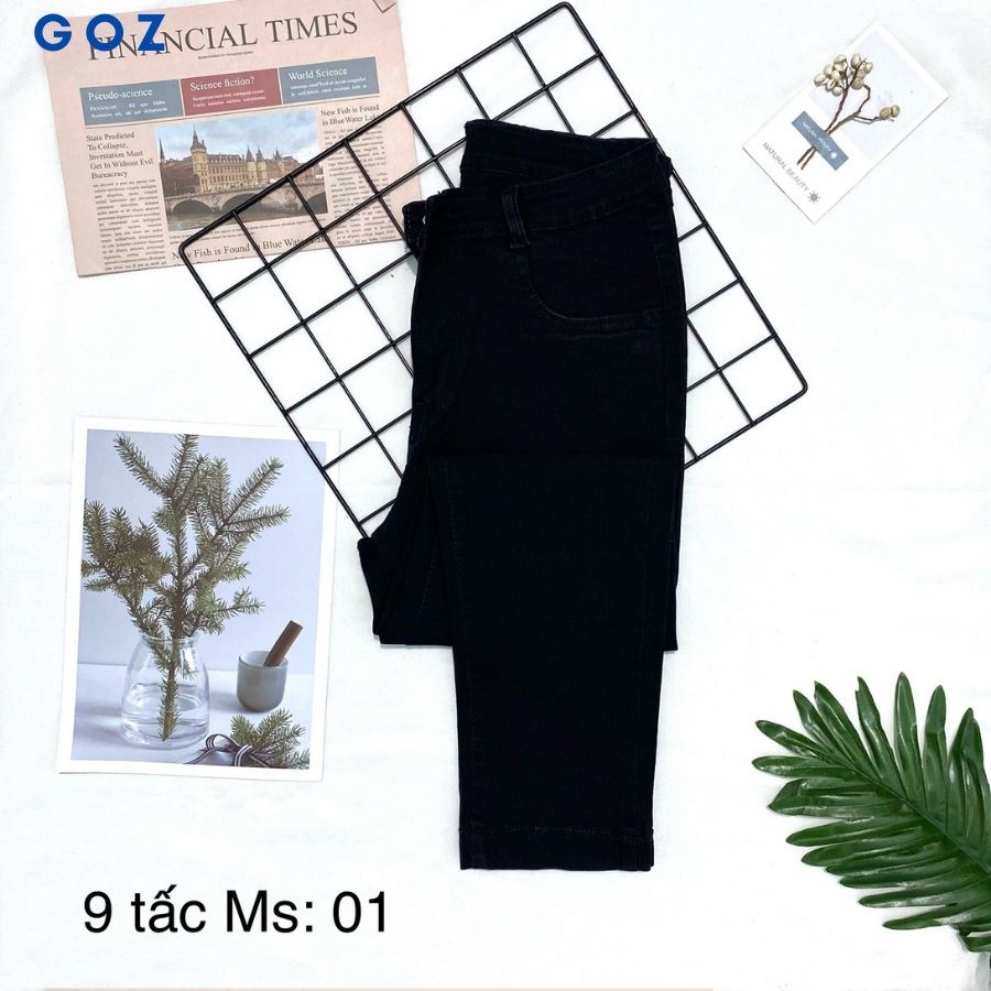 Quần Jeans Ngố Lững Nữ Bigsize từ 58-100kg Lưng Cao Co Giãn Dài 86cm Lưng Cao GJean ,Quần Bò Lững Nữ Dáng Skinny