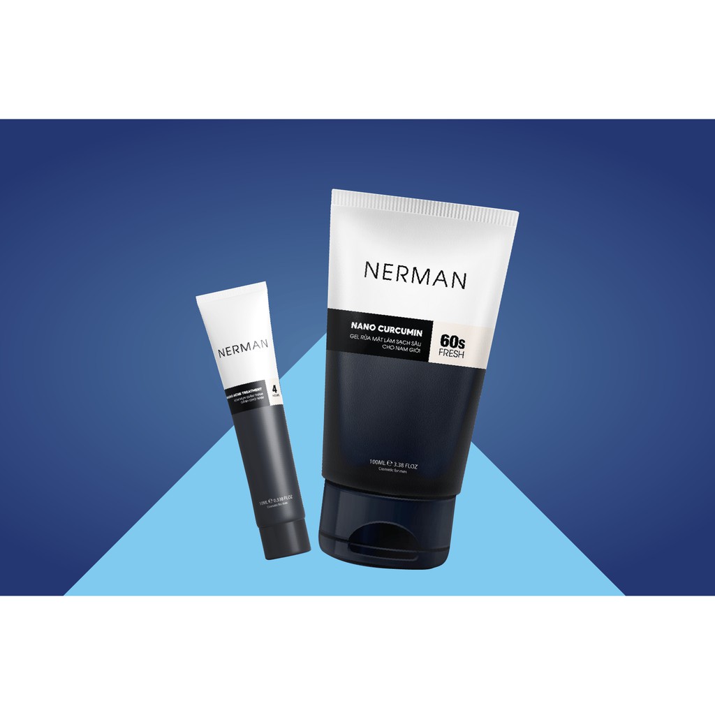 Combo trị mụn Nerman Anti-Acne