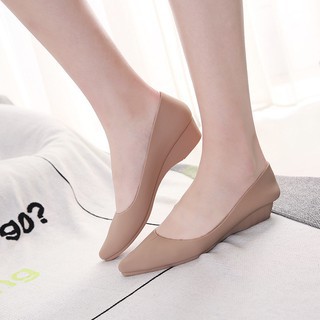 [ HOT ] Giày búp bê mũi nhọn nhựa dẻo G18