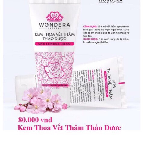 Kem thoa vết thâm thảo dược Wondera