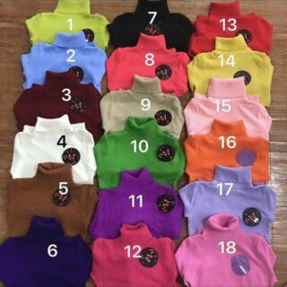 Áo len cổ lọ chất len đẹp dày dặn nha