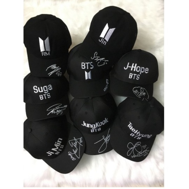 [SALE OFF] Nón Chữ Ký BTS (Tất Cả Idol BTS)