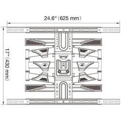 Gía Khung Treo Tivi NB-P6 North Bayou Xoay Đa Năng Phù Hợp Màn Hình 45-75 inch  - Model 2020 - HÀNG CHÍNH HÃNG