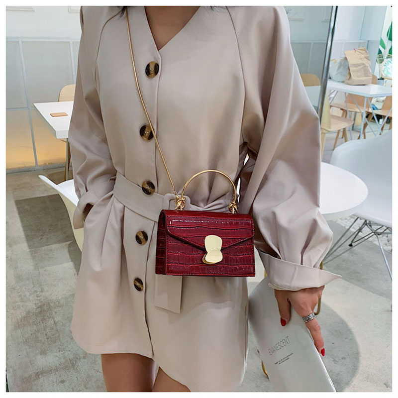 Túi Xách Nữ Đeo Chéo Dây Mắc Xích Thời Trang