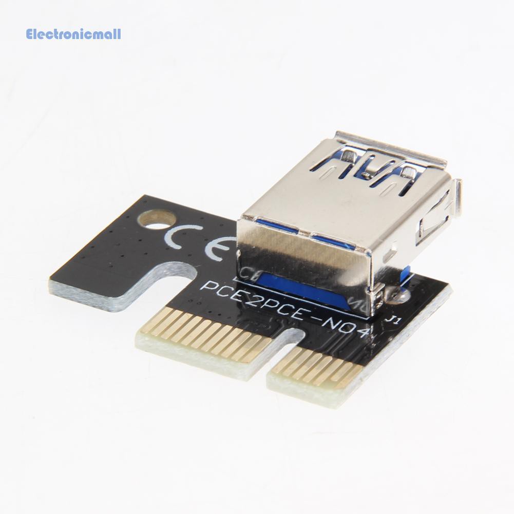 Card Đồ Họa Mở Rộng Pci-E 1x Sang 16x Kèm Cáp Usb 3.0 6 Pin