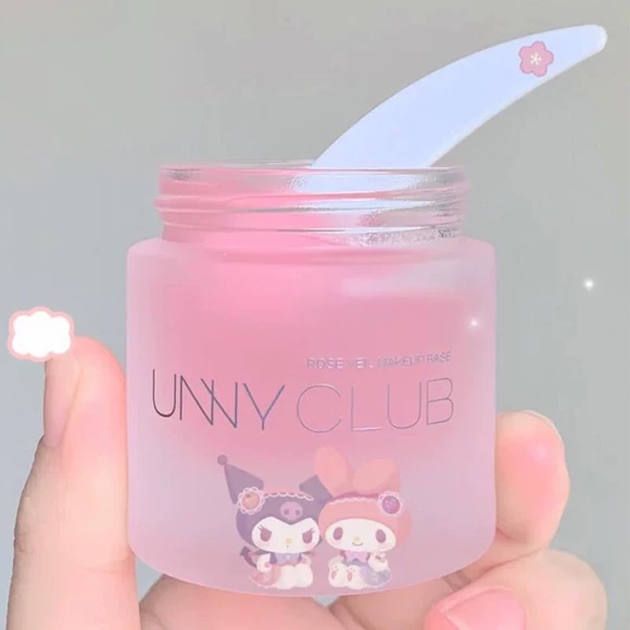 Unny Club Kem lót trang điểm tinh chất sữa hoa hồng dưỡng ẩm kiểm soát dầu 30ml