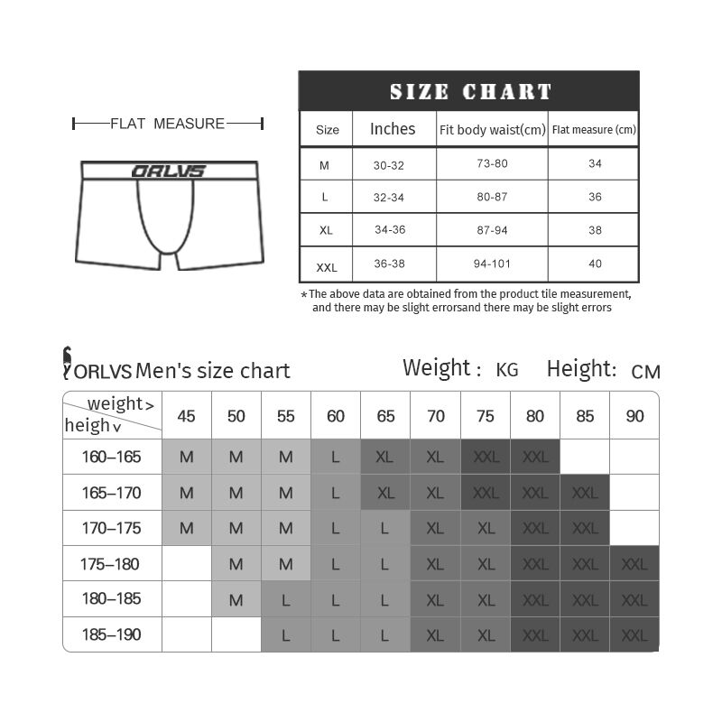 Quần Lót Boxer Dài Lưng Cao Mềm Mại Cho Nam Or120