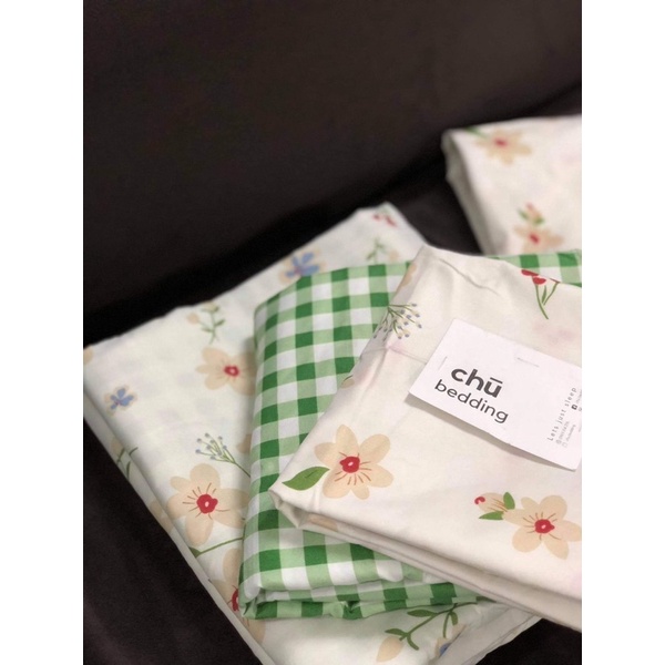 Bộ chăn ga gối poly cotton: hoa nhí nâu nhạt | BigBuy360 - bigbuy360.vn