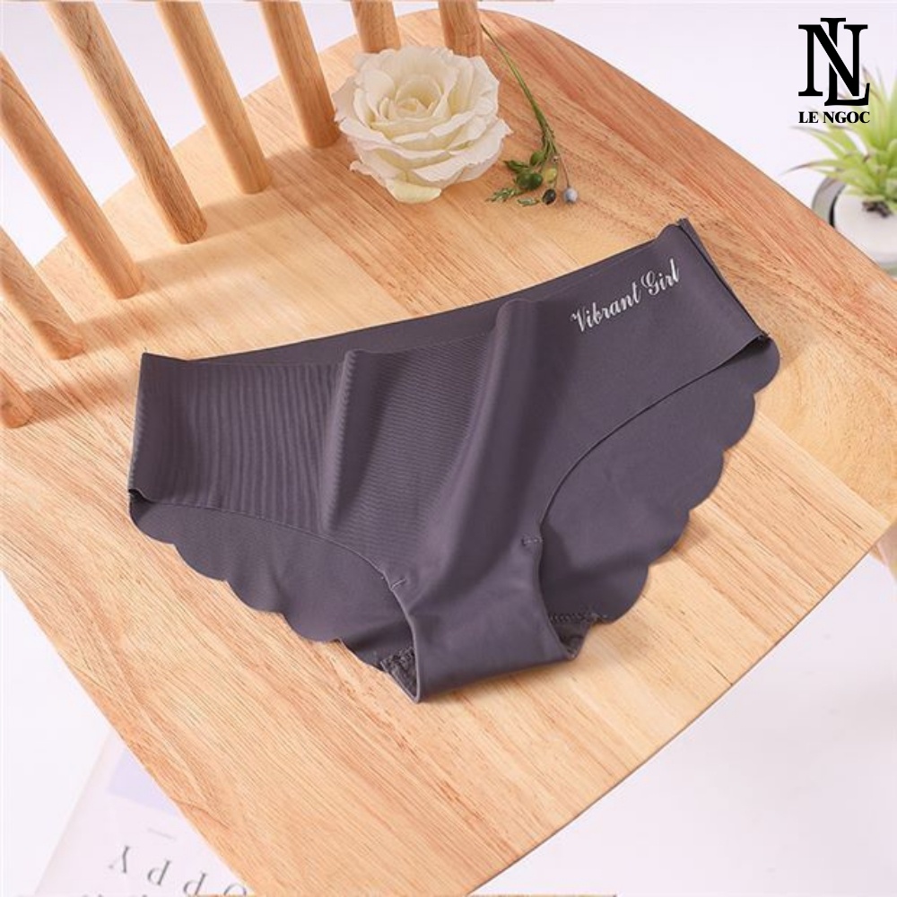 Combo 10 Quần Lót Nữ Đúc Su Viền Sóng Không Đường May Vibrant Girl  NL006