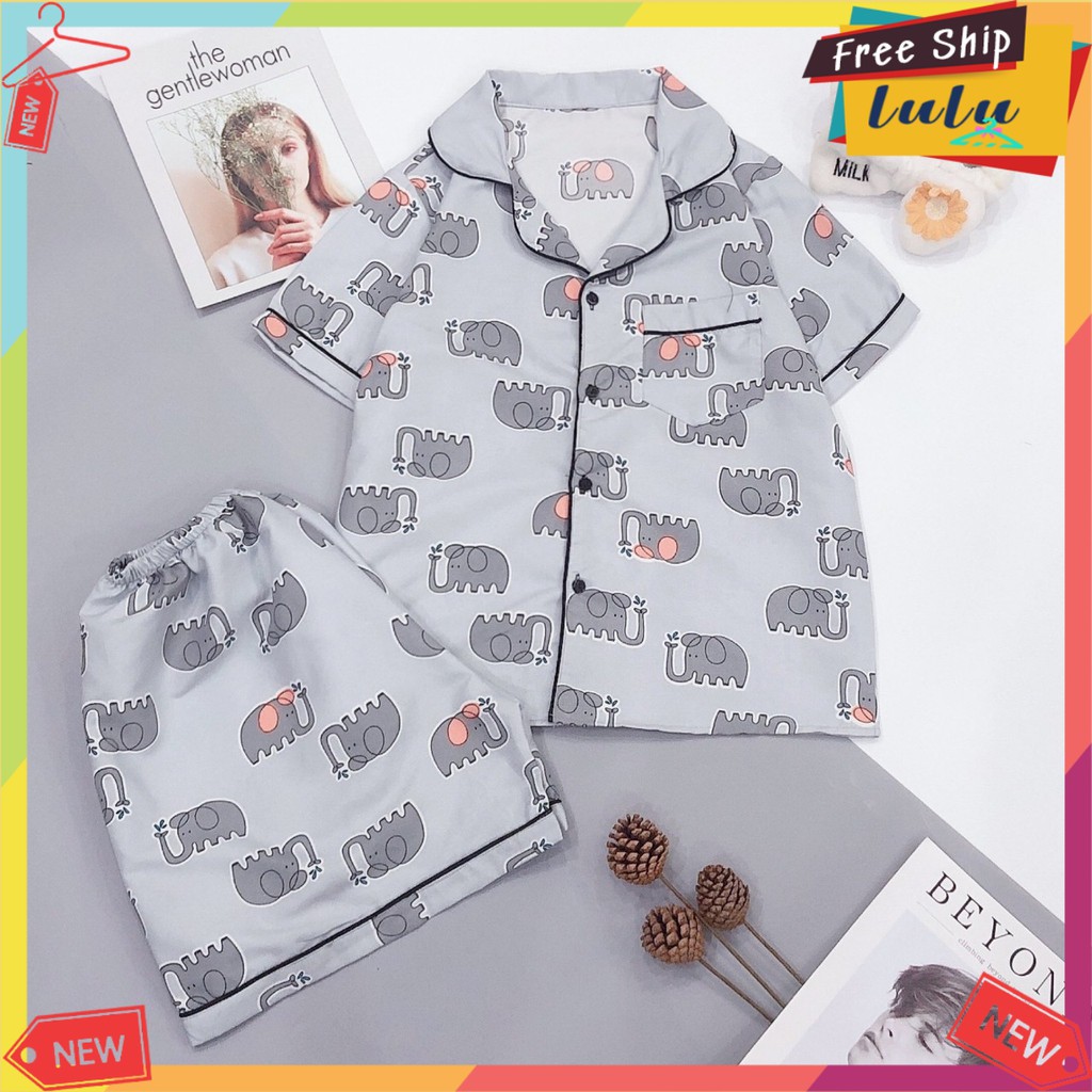 Bộ đồ ngủ nữ áo cộc quần đùi vải kate Thái freesize. Bộ đồ mặc nhà nữ áo cộc quần đùi Lulu Shop | BigBuy360 - bigbuy360.vn