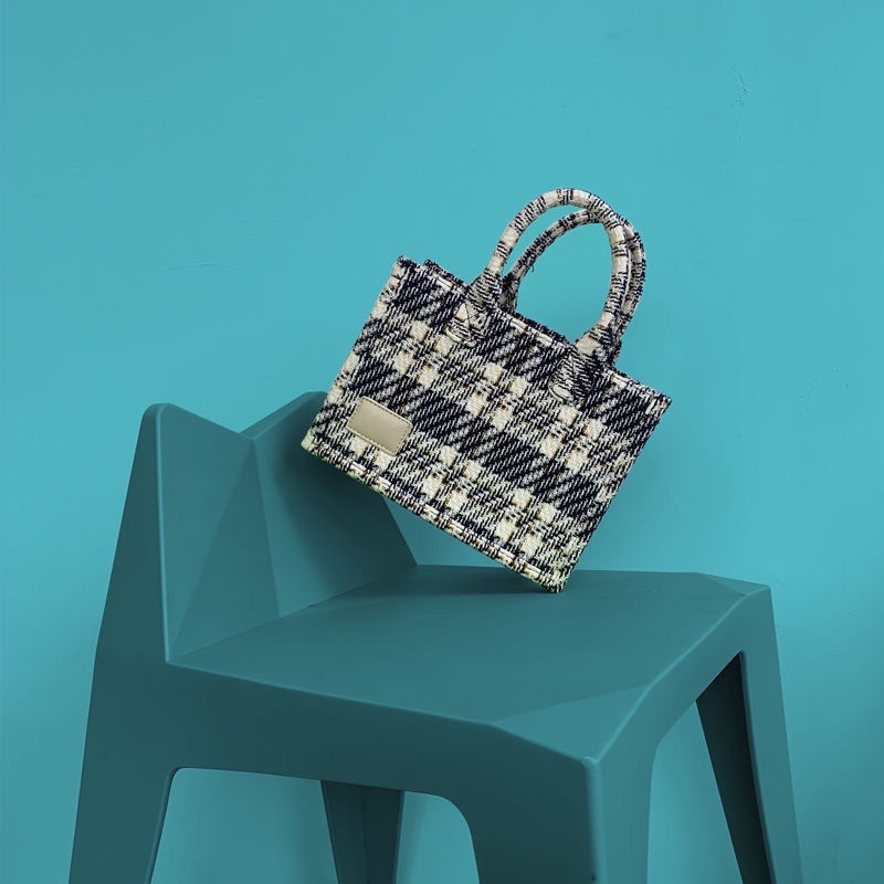 TÚI SỌC CARO VẢI BỐ