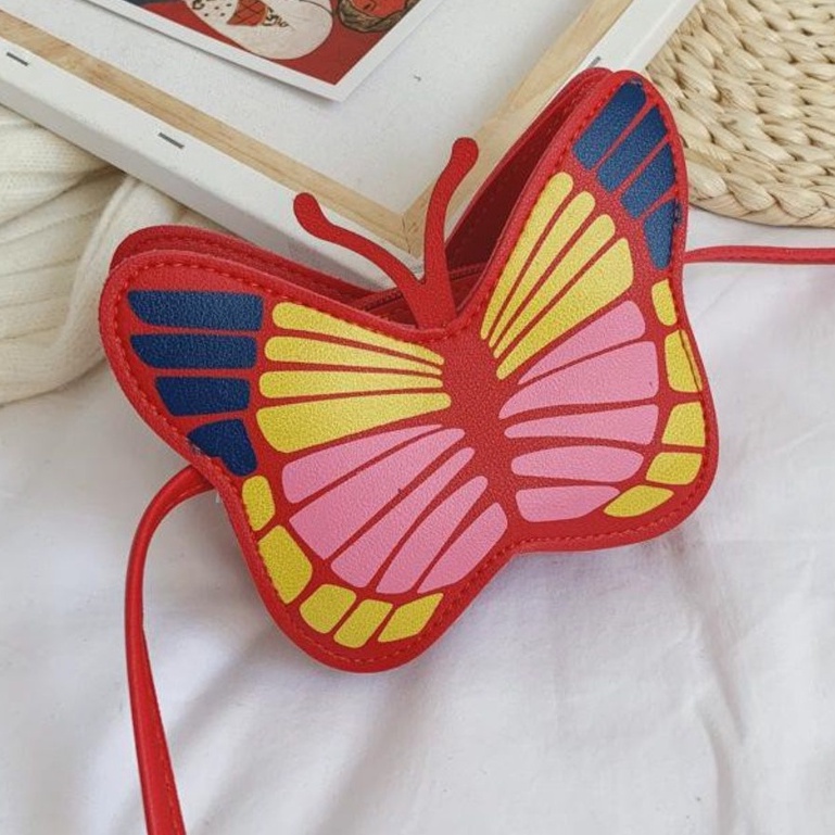 Túi đeo chéo mini hình con bướm siêu yêu cho bé