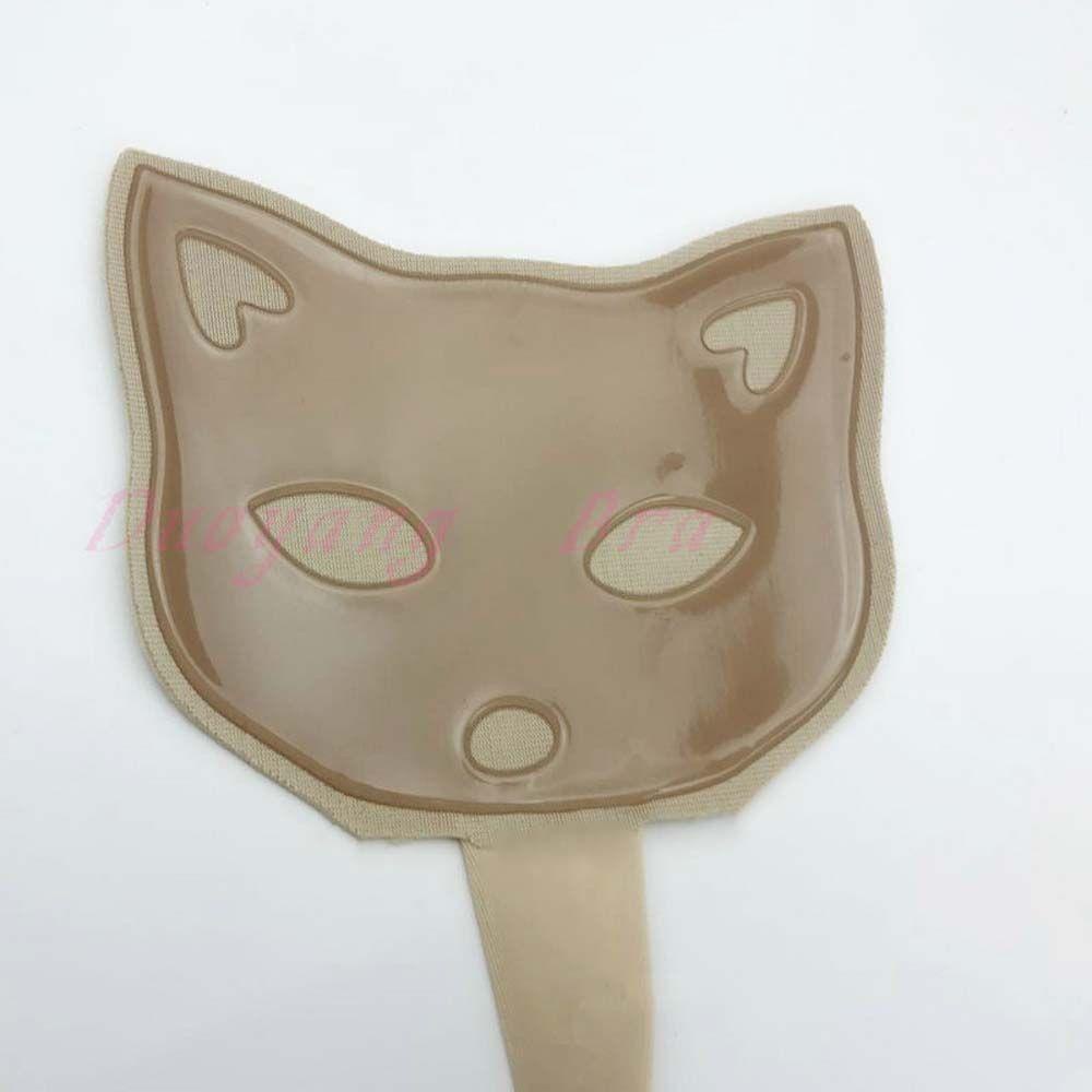 Quần Lót Lụa Lạnh Không Đường May Màu Dạ Quang Hình Đầu Mèo Gợi Cảm Cho Nữ