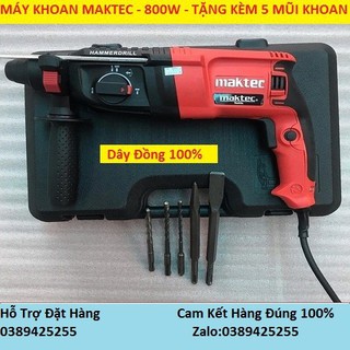 Máy khoan bê tông - maktec 2-26 - Tặng 5 Mũi khoan cao cấp