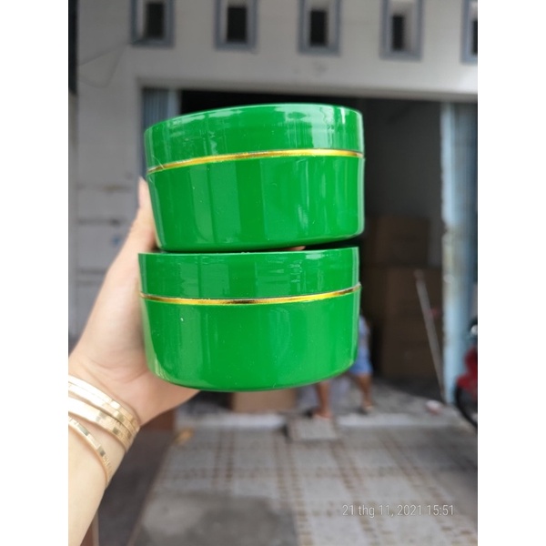 HỦ ĐỰNG KEM BODY 200G [MÀU XANH BƠ.]