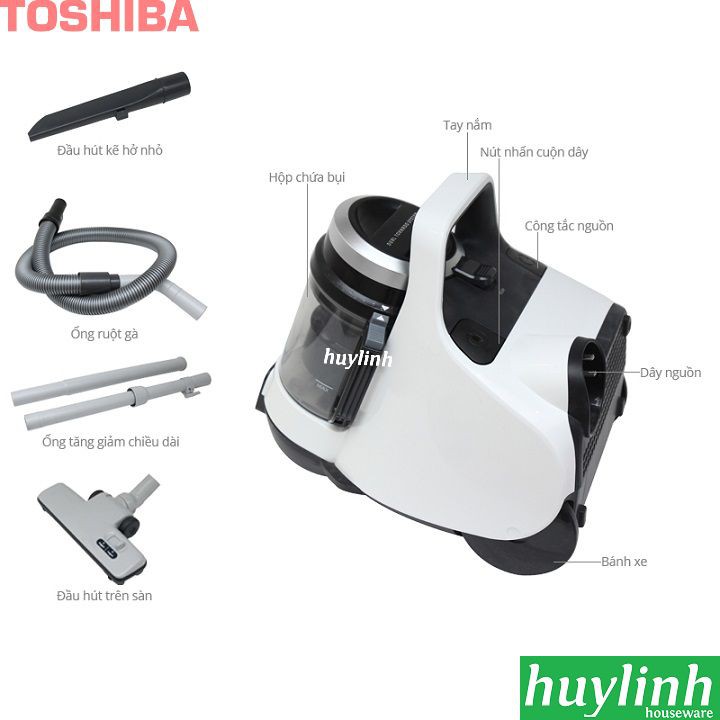 Freeship Máy hút bụi Toshiba VC-GC31CPV - 950W | BigBuy360 - bigbuy360.vn