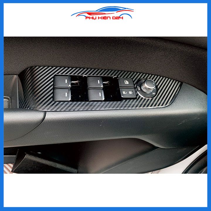 Ốp nội thất xe ô tô CX8, CX-8 2019-2020-2021-2022-2023-2024 nhựa ABS vân cacbon