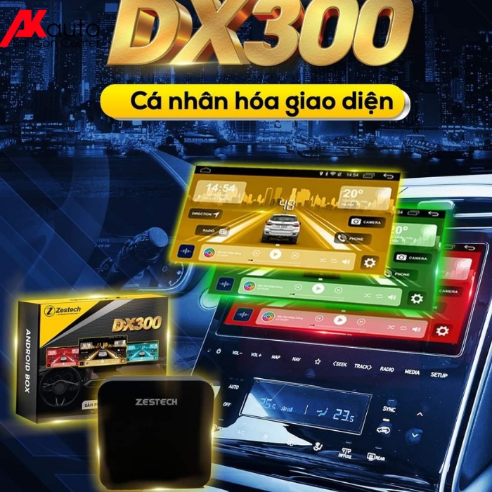 Android Box Zestech DX300 dành cho Ô Tô - Biến Màn hình Zin Thành Màn Hình Android