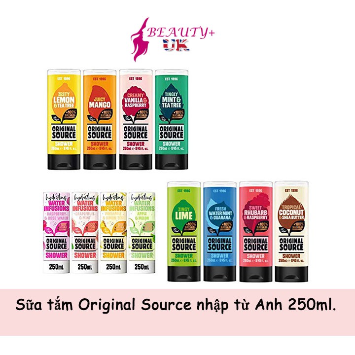 Sữa tắm Original Source nhập từ Anh 250ml