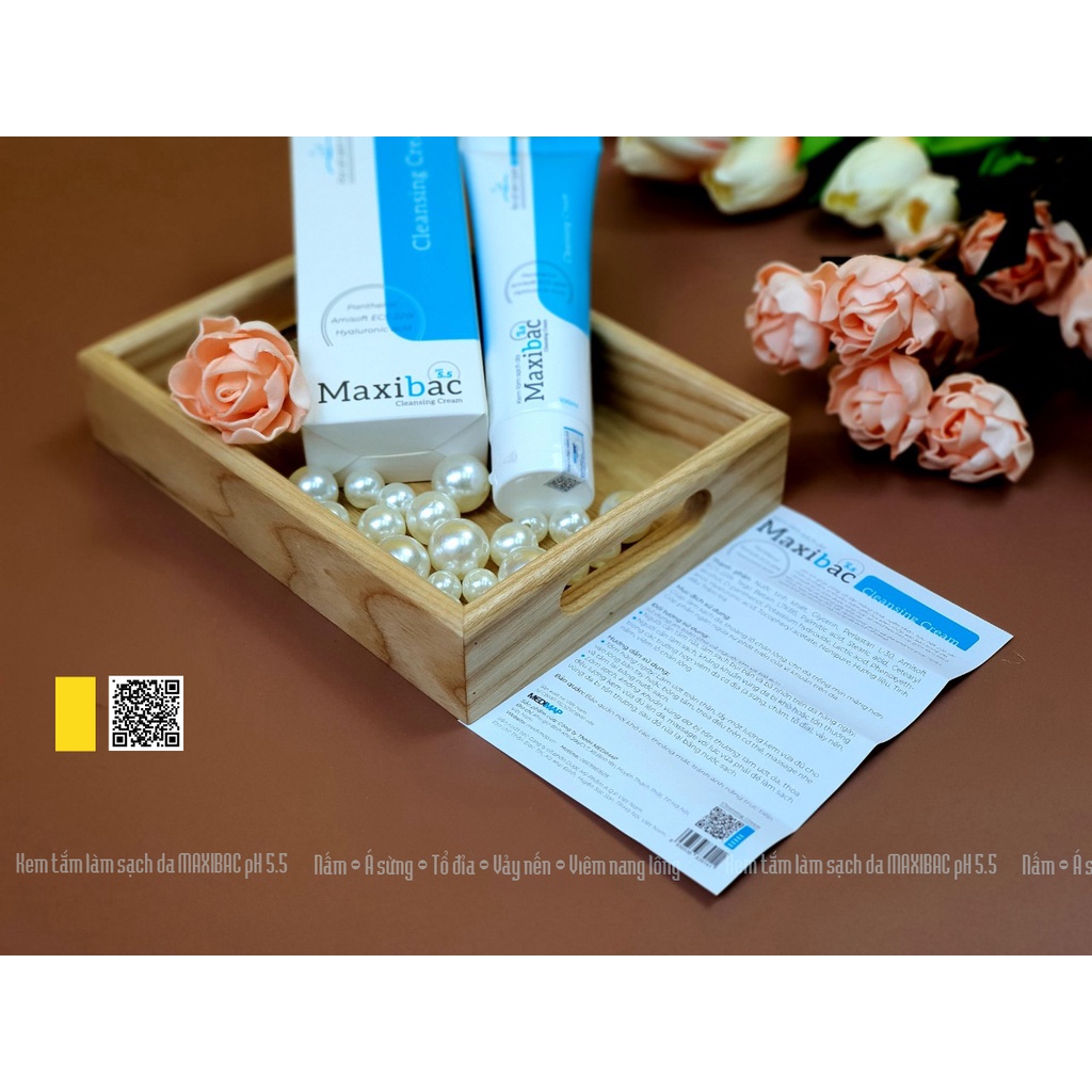 Kem tắm làm sạch da Maxibac pH 5.5 chai 100ml