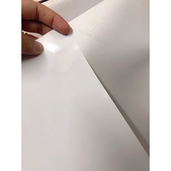 Decal Trắng bóng dán xe máy, ô tô, đồ da dụng...cao 60cm-dài 1 mét cam kết uy tín