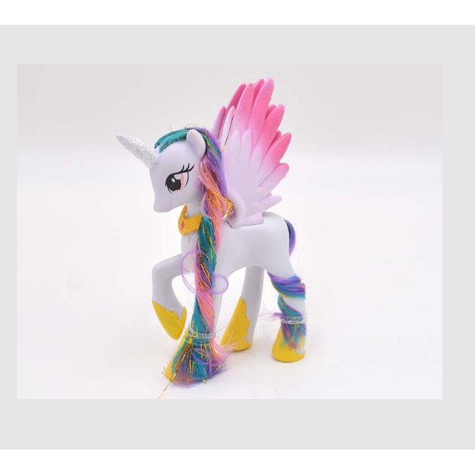 Set Bộ 3 Ngựa Thiên Thần Pony 14cm + 12 Ngựa Pony 6cm-7cm Loại To