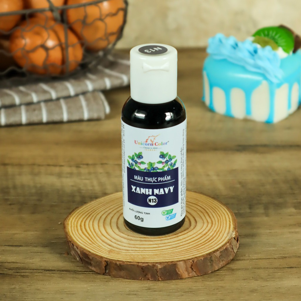 Màu thực phẩm 60g - Xanh Navy (Syrup color Navy Blue) - Unicorn color