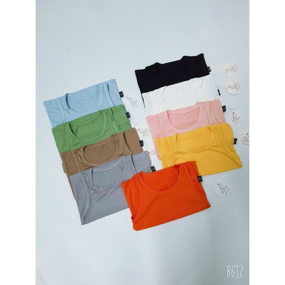 Áo ba lỗ bé trai/ bé gái, áo thun lạnh cho bé mặc mát ngày hè