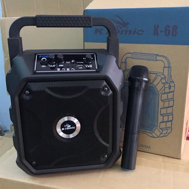 Loa xách tay BLUETOOTH Kiomic K68 - 1 micro không dây