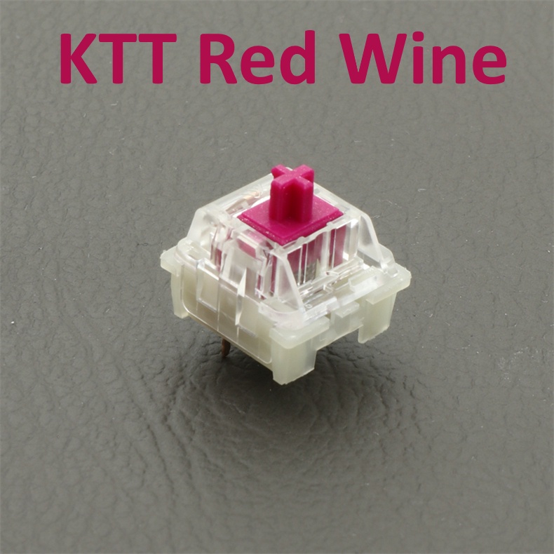 KTT Red wine Công tắc bàn phím cơ linear switch - TING Switch Store