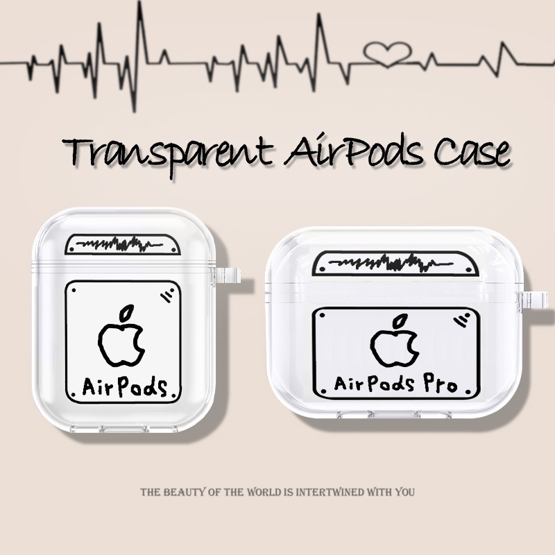 Vỏ Bảo Vệ Hộp Sạc Tai Nghe AirPods3 AirPods3 Pro 2Gen Họa Tiết Vẽ Tay Độc Đáo Thời Trang 2021 Ốp
