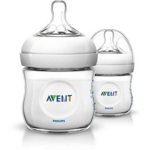 Bộ 2 bình sữa Philips Avent bằng nhựa không có BPA 125ml 690.23