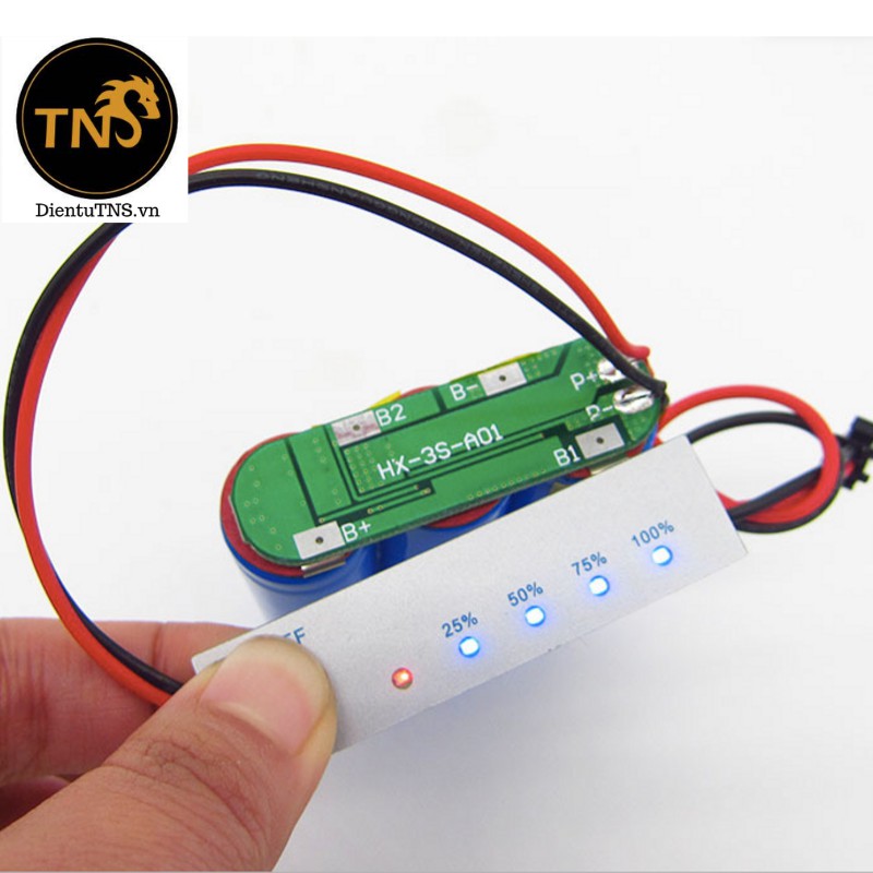 TNS . Mạch báo dung lượng pin 2s -4s